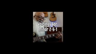 Minor 251 chord voicings guitarbaba minorchords [upl. by Attenyw623]