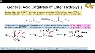 0109 General Acid Catalysis [upl. by Aynuat]