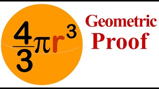 Understanding the Volume of a Sphere Formula Using High School Geometry [upl. by Cathee]