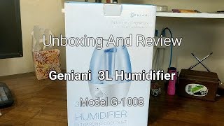 Geniani 3L Humidifier [upl. by Gwen]