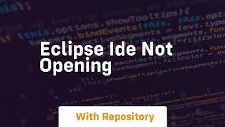 eclipse ide not opening [upl. by Mahda]