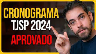 CRONOGRAMA TJSP TUDO O QUE VOCÊ PRECISA ESTUDAR [upl. by Adivad]