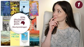 Deutscher Buchpreis 2024  Mein Eindruck von der Longlist 1 Welche Bücher werde ich lesen [upl. by Ahsilet72]