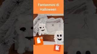 Fantasmi di CartaDecorazioni di Halloween👻 lavoretti halloween spooky faidate tutorial short [upl. by Bree878]