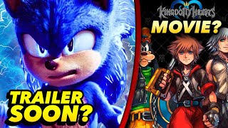 Sonic 3 Trailer Coming SOON  Kingdom Hearts Movie in the Works [upl. by Wilscam582]