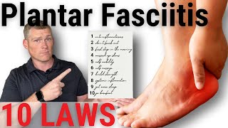 The 10 Laws of Plantar Fasciitis Recovery [upl. by Yelknirb140]