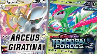 🏔 Arceus Giratina El retorno del Rey  Pokémon TCG Temporal Forces Fuerzas Temporales [upl. by Schug114]