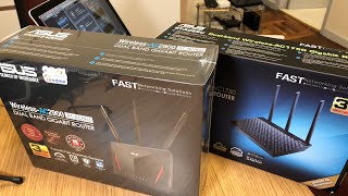 Live ASUS RTAC86U 開箱 AC66U B1 更新 [upl. by Nnainot]