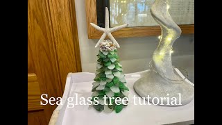 How to make a Christmas tree out of sea glass [upl. by Yessak]