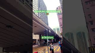 Tai kok tsui road Hong Kong 🇭🇰  hk road shortsvideo [upl. by Nalyr]