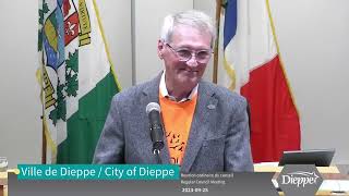 City of Dieppe  Regular Council Meeting 20230925 [upl. by Nivrem892]