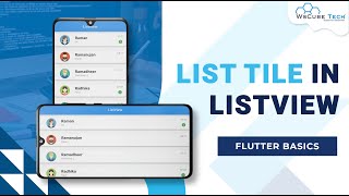 What is Flutter ListTile and How its Included in ListView Builder [upl. by Uke]