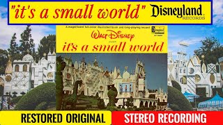 quotits a small worldquot  Side 1 STEREO ReMix of Disneyland LP [upl. by Taddeo7]