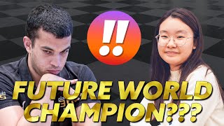 Future WORLD CHAMPION  Fernandez vs Lu Miaoyi  Reykjavik Open 2024 [upl. by Aihsat]