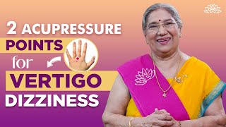 How to Quickly Stop Vertigo  Vertigo amp Dizziness Acupressure Points  Vertigo Treatment At Home [upl. by Neela]