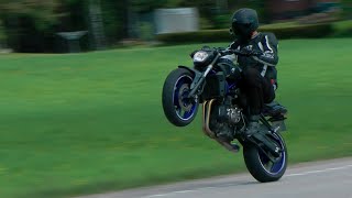 Yamaha MT07 Full SCProject Exhaust Soundcheck HD  LOUD FZ07 [upl. by Haidebez12]