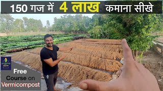 Vermicomposting Step by Step at home  Profitable Business Idea  VermiCompost kaise bnaye [upl. by Damon]