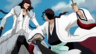 SHUNSUI KYORAKU FIGHTS AGAINST ESPADA NO 1 COYOTE STARRK [upl. by Aronael]