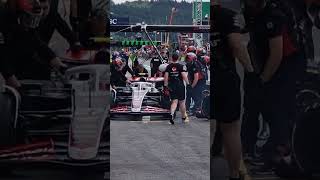 FORMULA 1 ROLEX BELGIAN GRAND PRIX 2024 FP1 Haas F1 Hülkenberg Tyre change test [upl. by Ellehcrad724]