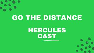 Go The Distance  Karaoke  Hercules Cast [upl. by Zwick33]