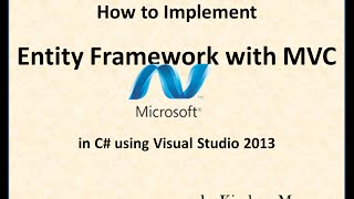 Entity Framework with MVC How to Update a Record [upl. by Oiramej]