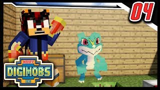 Minecraft  Modded Digimobs Survival 04  DEMIVEEMON EVOLVE INTO VEEMON [upl. by Ron]