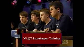 NAQT Scorekeeping Practice 2018 [upl. by Ianaj840]