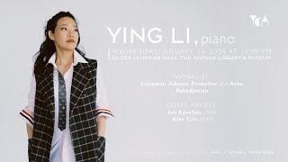 Pianist Ying Li LIVE from The Morgan Library amp Museum [upl. by Er]