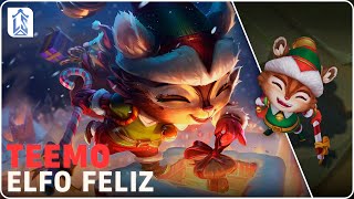 Rework visual Teemo Elfo Feliz  Prelanzamiento  League of Legends [upl. by Trubow]