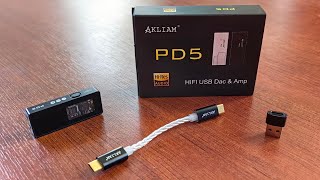 AKLIAM PD5  headphone amplifier with AK4493 DAC review my new reference [upl. by Nnylyaj]