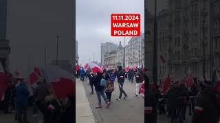 Minutes before the Polish Independence Day March [upl. by Kenzi922]