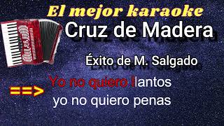 Karaoke Cruz de madera [upl. by Ahtnamas]