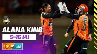 King Lassos Five Wickets In Wild West Finish  Perth Scorchers v Brisbane Heat  WBBL10 [upl. by Ellekim]