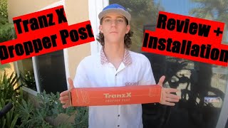 TranzX Dropper Post Installation  Review  Dust or Bust MTB 2023 [upl. by Fleta]