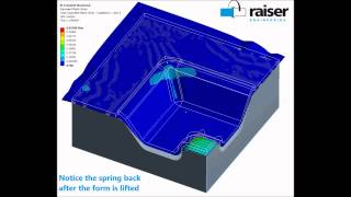 Simulation of a Metal Forming Process [upl. by Aerdnad]