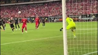 This Angle😍 Salah amp Carvalho Goals  Liverpool 21 Arsenal [upl. by Sallad]