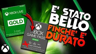 CONVERSIONE LIVE GOLD  XBOX GAMEPASS ULTIMATE ♠ E stato bello finchè è durato [upl. by Ramunni]