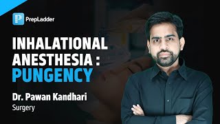 quotInhalational Anesthesia  Pungencyquot by Dr Pawan Kandhari [upl. by Wun]