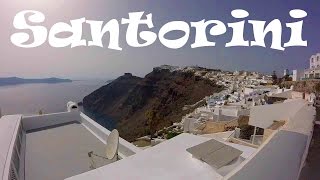 A Walking Tour of Fira Santorini the Main Town [upl. by Ardnauq]