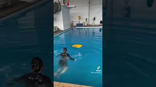 Flight attendant swimming test [upl. by Anitsrihc]