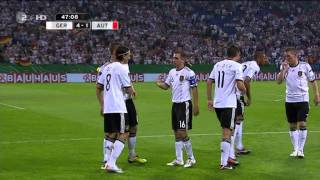 Deutschland vs Österreich 62 Alle Tore Highlights EMQuali 020911 HD [upl. by Linneman]