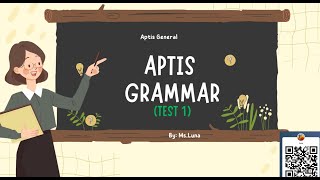 AptisGrammarTest 1 [upl. by Jada]