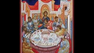 Of Thy Mystical Supper  Orthodox chant before the Eucharist in English [upl. by Fleurette]