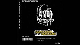 amor platonico confusión Norteña cover en vivo [upl. by Ahsienot645]