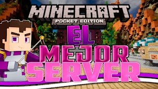 SERVER DE MINIJUEGOS PARA MINECRAFT PE 10  MINECRAFT POCKET EDITION [upl. by Harbird]