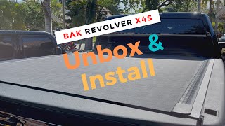 Best Tonneau cover  Bak revolver X4s  How to Install  Unboxing and fast Installation [upl. by Einafit238]