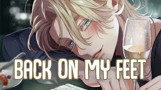 「Nightcore」→ Back on My Feet Lyrics by Joey Burbach [upl. by Concepcion]