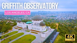 Griffith Observatory Los Angeles CA USA 4K by drone  DJ Mavic 3 Pro [upl. by Nroht638]