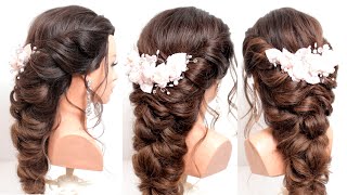 Easy and simple braided hairstyles Hairstyles for medium amp long hair Hair tutorial [upl. by Imuyam]