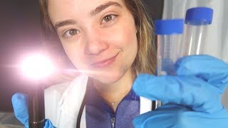 ASMR DOCTOR FACIAL RESEARCH EXAM ROLEPLAY 🔍 Examining You Gloves Light Whispering [upl. by Azral37]